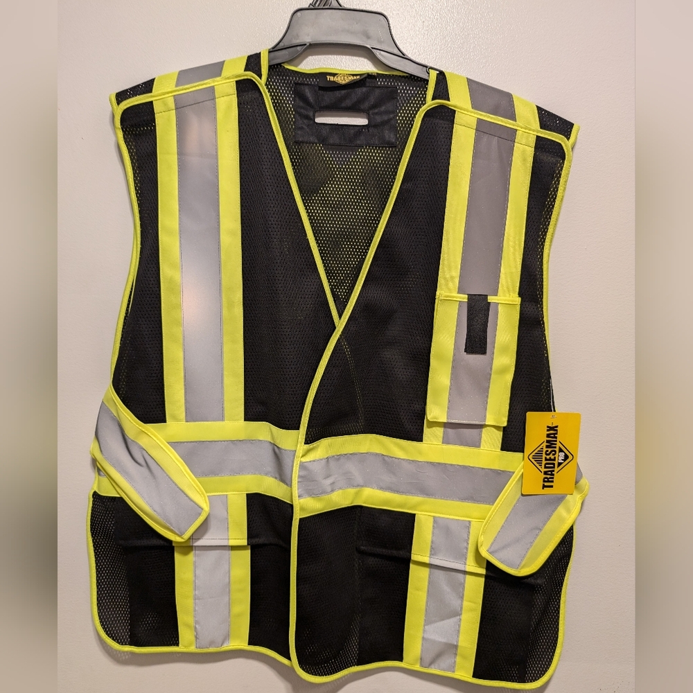 Adult Hi-Vis Tear -Away Vest Brand New with tag from Tradesmax Pro Size 2 XL 3 X
